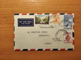 EX-PR-20-07-93 AVIA LETTER FROM AUSTRALIA TO CZECHOSLOVAKIA. 16 OLIMPIC GAMES. - Lettres & Documents