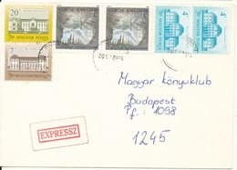 Hungary Express Cover 2-3-1992 (the Flap On The Backside Of The Cover Is Missing) - Brieven En Documenten