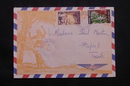 POLYNÉSIE - Enveloppe Touristique De Hatuona-Hiva Pour Papeete En 1973 - L 65900 - Lettres & Documents
