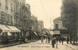 Le Vésinet * 1904 * Rue Et Place De L'église * Magasin Commerce Modes AU CAMELIA * Café - Le Vésinet