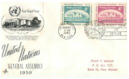 (G 9) United Nations FDC - 1959 - Covers & Documents