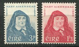 Irlande **   N°  138/139 -  Cent. De La Mort De Mère Mary Aikenhead + Value - Ungebraucht