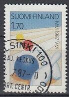 FINLAND 1015,used,falc Hinged - Petanque