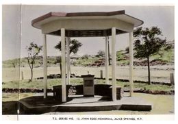 (G 14) Australia (very Old) - NT - Alice Springs Ross Memorial (bent On Left As Seen) - Alice Springs