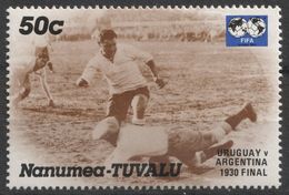 Argentina Vs. Uruguay Final - Soccer Football - 1930 Uruguay FIFA World Championchip CUP 1985 Nanumea Tuvalu - Altri & Non Classificati