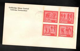 CANADA Cover - Gullbridge Mines Limited Cancelled Badger Newfoundland - Postgeschiedenis