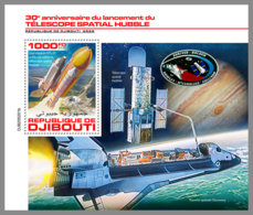 DJIBOUTI 2020 MNH 30 Years Hubble Space Telescope S/S - OFFICIAL ISSUE - DHQ2028 - Afrique