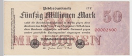 (D976) Geldschein Reichsbanknote, 50 Millionen Mark 1923, Inflation - Sonstige & Ohne Zuordnung