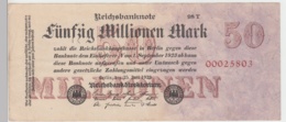 (D966) Geldschein Reichsbanknote, 50 Millionen Mark 1923, Inflation - Autres & Non Classés