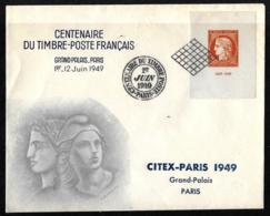 France 1949 FDC -  Yvert Et Tellier Nr. 841 - Michel Nr. Block 4 Oblitéré - Afgestempeld