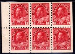 B230-Canada 1911-18 (++/+o) MNH/LH - Un Valore Linguellato - Senza Difetti Occulti - - Pages De Carnets