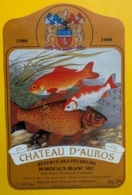 15464 - Château D'Auros 1988 Bordeaux Réserve Des Pêcheurs - Fishes