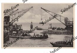 HET SLUITEN VAN DE VLIETER OP 28 MEI 1932 - LAVORI MESTIERI GRU EDILIZIA BARCA BOAT - Den Oever (& Afsluitdijk)