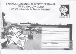 89209- CRAIOVA NATIONAL CARTOONS FESTIVAL, CHILDRENS, COVER STATIONERY, 2000, ROMANIA - Bambole