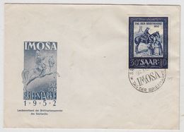 Saarland IMOSA 1952 - FDC