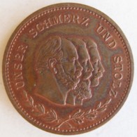 Médaille Unsere Drei Kaiser Des Jahres 1888 . 3 Empereur Prussiens. - Monarquía/ Nobleza