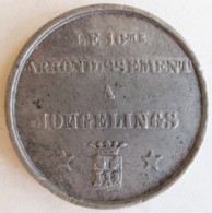 Médaille, Le 10 éme Arrondissement à Jongelings. A Rubens 1840. Anvers - Sonstige & Ohne Zuordnung