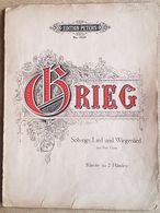Partition GRIEG Solvejgs Lied Und Wiegenlied Aus Peer Gynt. Klavier  Zu 2 Händen. Ed. PETERS N° 3515 (7 Pages) - Tasteninstrumente