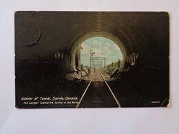 Sarnia. - Interior Of Tunnel. (1921) - Sarnia