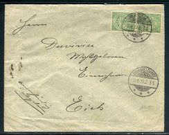 Luxembourg - Enveloppe De Dommeldange En 1910 - Prix Fixe !!!! - Réf A 32 - 1907-24 Ecusson