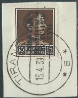 1939 ALBANIA USATO ASSEMBLEA COSTITUENTE 15 Q - RA26-8 - Albanië