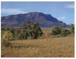 (H 10) Australia - SA - Flinders Range (with Stamp) Rawnsley's Bluff - Flinders Ranges