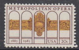 USA 1983 Metropolitan Opera 1v ** Mnh (49324B) - Other & Unclassified