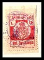 COMUNE DI  PESARO    - MARCA COMUNALE  LIRE 10 - CON STEMMA - Other & Unclassified