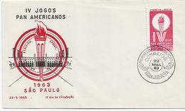 3535   Carta Rio De Janeiro  1963, LV Jogos Pan Americanos, LV Juegos Panamericanos, - Altri & Non Classificati