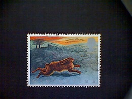 Great Britain, Scott #1422, Used (o), 1992, Animals In Winter, Brown Hare, 24p - Sin Clasificación