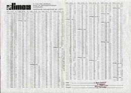 Catalogue LIMA 1977 ONLY PREISLISTE PRICE LIST NLG Nederlandse Gulden - Dutch