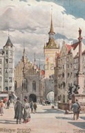 Illustrateur Richard Wagner - Munchen - Marienplatz - Altes Rathaus - Wagner, Richard