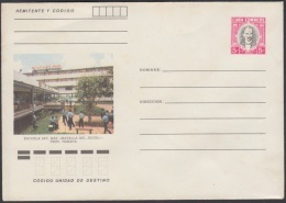 1983-EP-1 CUBA 1983. Ed.193a. POSTAL STATIONERY. J. MARTI. ESCUELA BATALLA DE JIGUE. HABANA. UNUSED. - Otros & Sin Clasificación