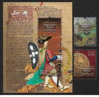 Portugal 2020 - The General Inquiries Of D. Afonso II– 800th Anniversary Stamp Set Mnh - Autres & Non Classés