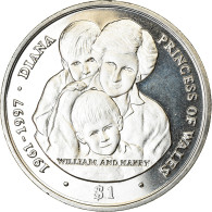 Monnaie, Sierra Leone, Dollar, 2007, British Royal Mint, Diana, William Et - Sierra Leone