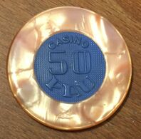 64 PAU CASINO JETON DE 50 FRANCS CHIP TOKEN COIN - Casino