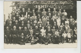 SYNDICATS - C.G.T.- Congrès Confédéral 1927- Villa Des Métros-Carte Photo Avec Journal "LE PEUPLE "Photo COLLARD à LAGNY - Syndicats