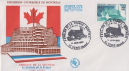 Enveloppe  FDC   1er  Jour   REUNION     Exposition  Universelle   MONTREAL     SAINT  DENIS   1967 - 1967 – Montreal (Kanada)