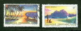 Polynésie Française / French Polynesia; Scott # 211 + 212; Usagés (3359) - Oblitérés