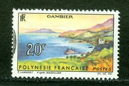 Gambier, Polynésie Française / French Polynesia; Scott # 214; Usagé (3362) - Oblitérés