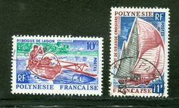 Polynésie Française / French Polynesia; Scott # 217 + 218; Usagés (3364) - Gebruikt