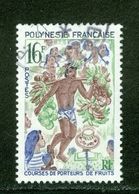 Course Porteur De Fruits; Polynésie Française / French Polynesia; Scott # 231; Usagé (3373) - Oblitérés