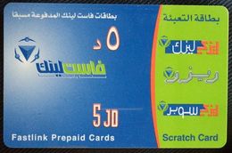 Jordan - Fastlink Prepaid Cards 5 JD - Jordanien