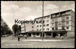 ÄLTERE POSTKARTE MARL MARTIN-LUTHER-STRASSE KAISERS KAFFEE GESCHÄFT HEILAND FISCH VW Volkswagen Postcard Ansichtskarte - Marl