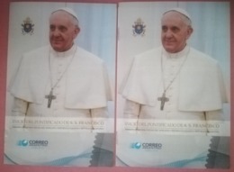 ARGENTINA - N° 2 BOOKLET / FOLDER NEW AND FDC - INICIO DEL PONTIFICADO DE S.S. FRANCISCO - JOINT ISSUE - Postzegelboekjes