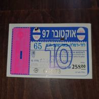 Israel-egad Tel-Free Monthly-(cod 65)-(258 New Sheqalim)-(number614073)-ocutuber97-used - Monde