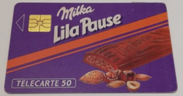 Télécarte - MILKA Lila Pause - Alimentación