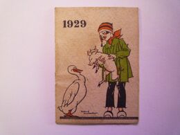 2020 - 6977  Petit CALENDRIER PUB  1929  Format 4,3 X  6cm    XXX - Small : 1921-40