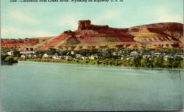 Wyoming Castlerock From Green Ricer On Highway U S 30 1954 - Green River