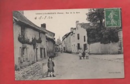 CPA  - Lussac Les Châteaux -(Vienne) - Rue De La Gare - Lussac Les Chateaux